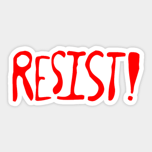 Kid Resistance Movement Activist Political Protest Sticker